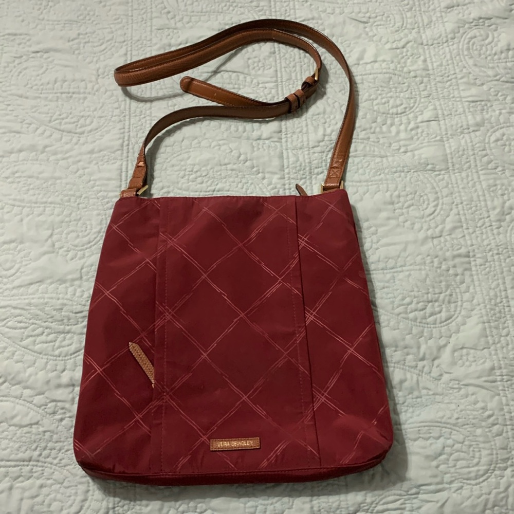 Vera Bradley Burgundy Crossbody
